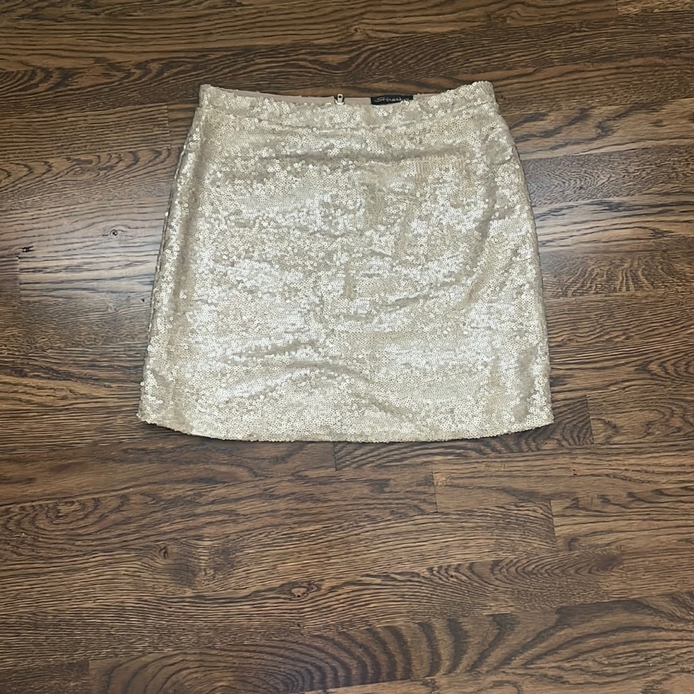 sequin skirt